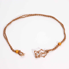 Gemstone Necklace Cord - Brown product image 4