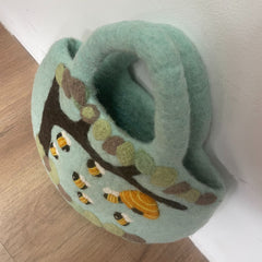 Tree and Beehive Felted Bag product image 3