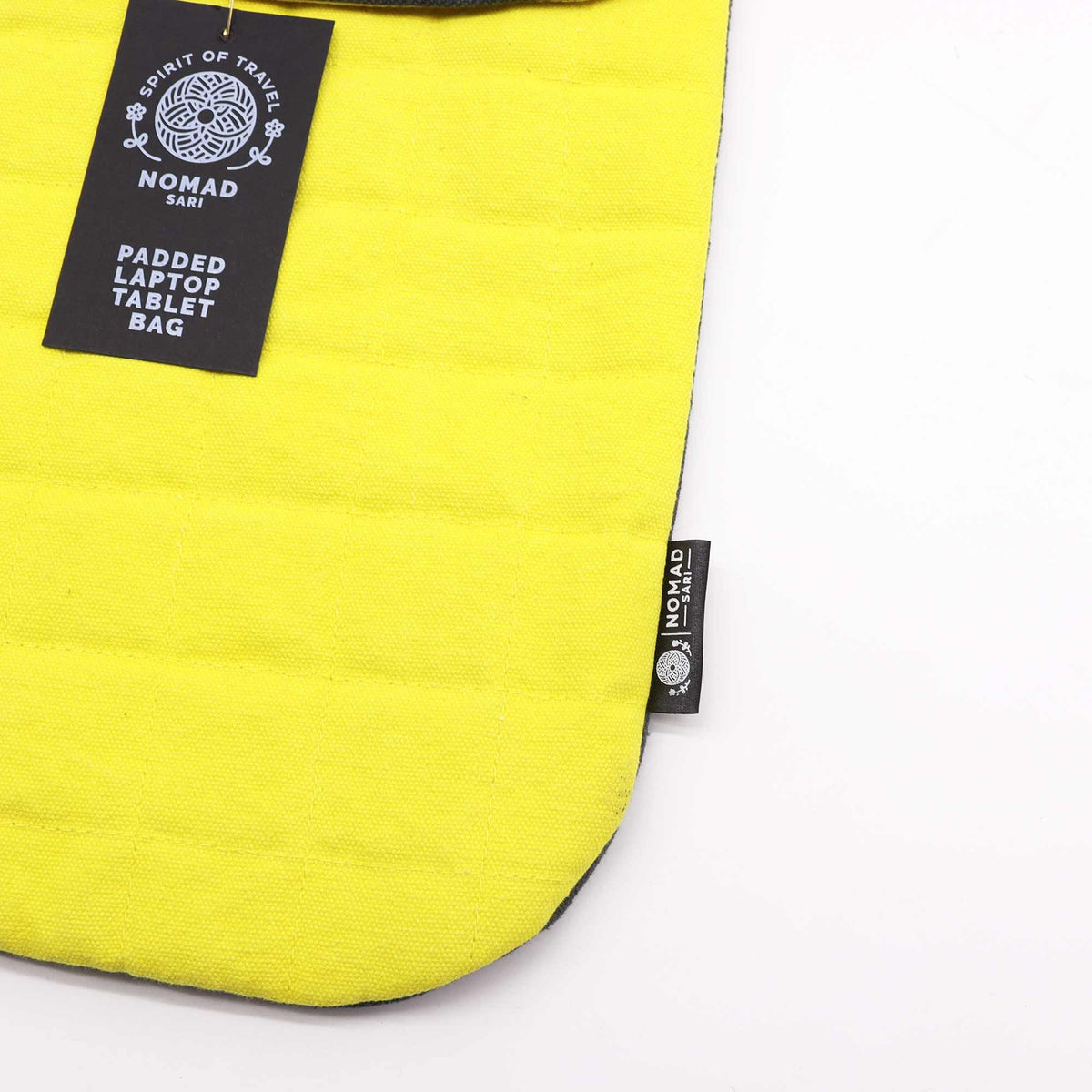 13 inch Laptop Padded Pouch - Crazy Yellow - 14oz Stonewash - product image 2