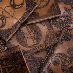 Assorted Esoteric Leather Notebooks - 15x11.5 cm product image 4