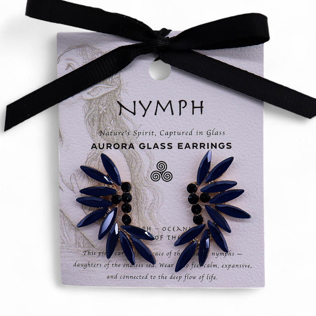 Royal Blue - Vintage Glass - Faries - Earrings product image 4
