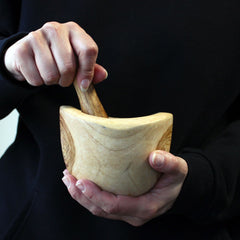 Ergo Teak Pestal & Morter Med product image 2