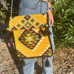 Yellow Kilim Messenger Festival Bag product image 2