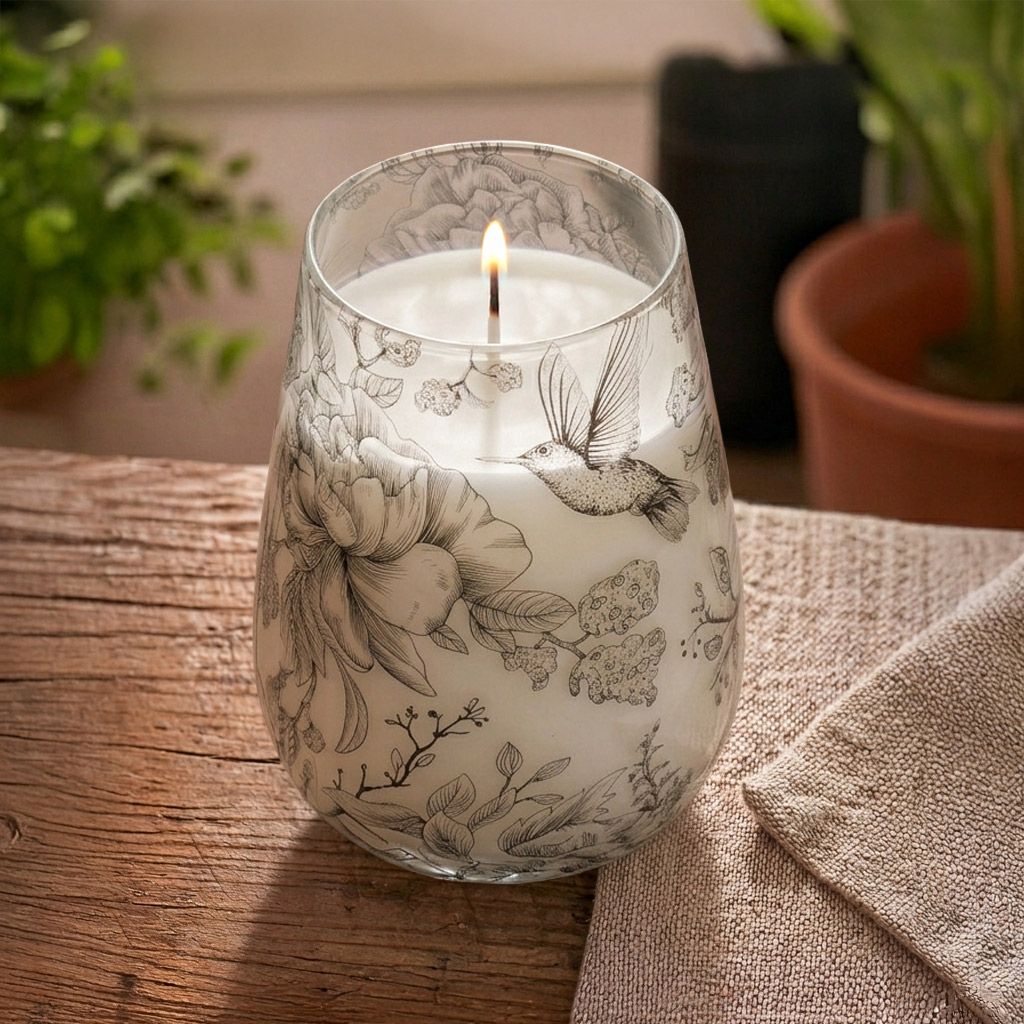 Tall Glass Jar Candles - Drawn by Flame - product image 4