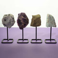 Mineral Specimen on Metal Stand - Epidote product image
