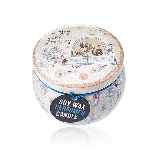 Art Tin Candle - Assorted Design - Friendly Messages - Parma Violet product image 12