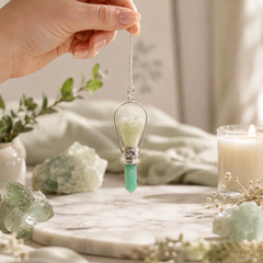 Angel Pendulum with Ring- Green Adventurine product image 4