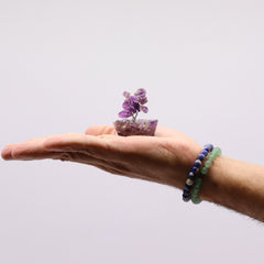 Mini Gemstone Tree On Orgonite Base - Amethyst (15 stones) product image 4