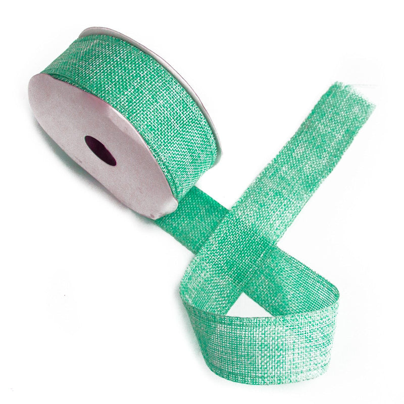 Natural Texture Ribbon 38mm x 20m - Aqua product image