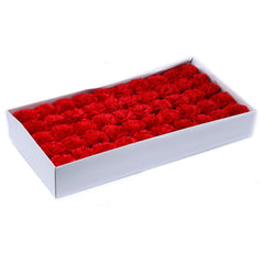 Craft Soap Flowers - Carnations - Red product image