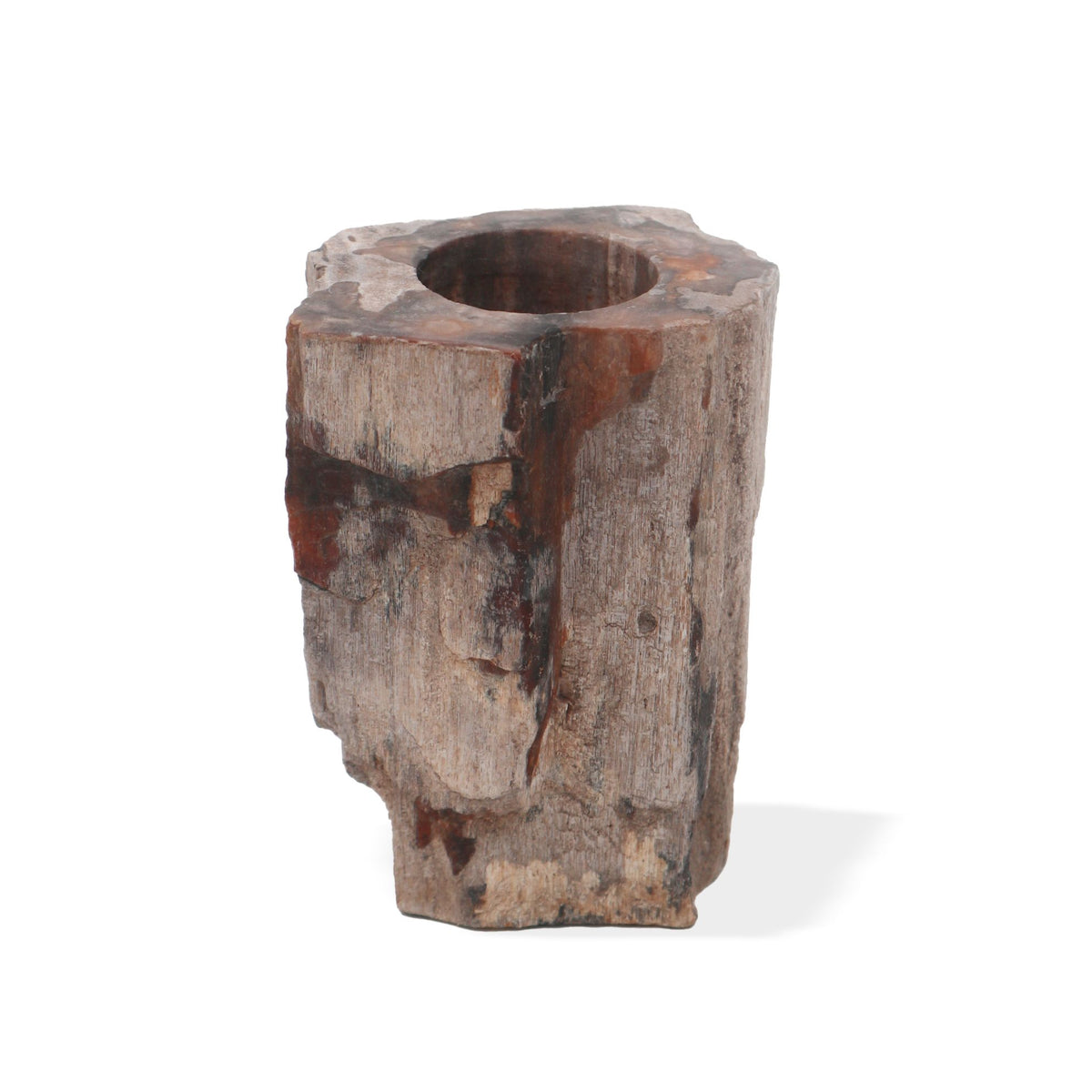 Petrified Wood Candle Holder - Single Tall product image 5