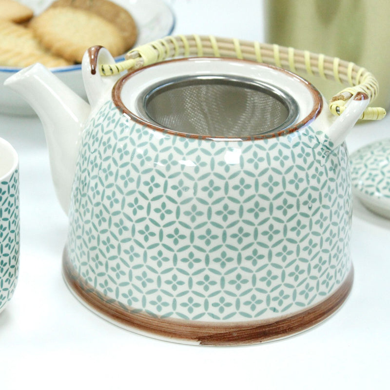 Herbal Teapot Set - Green Mosaic product image