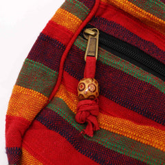 Lrg Nepal Sling Bag (Adjustable Strap) - Sunset Reds product image 2