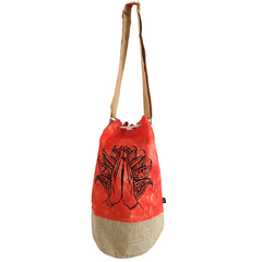 All Natural Backpack - Orange Stonewash - Namaste Hand product image 4