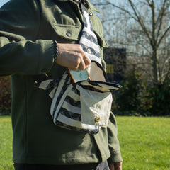 Nomad Sari Jacquard Natural Cross Bag - Atlas Nomad product image 5