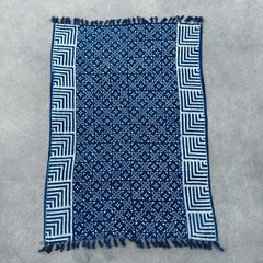 Handmade Indigo Throw - 170x120cm - Kasba Tiles product image 2