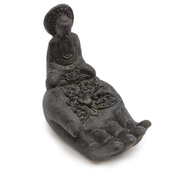 Buddah & Hand Incense Burner (black) product image 3