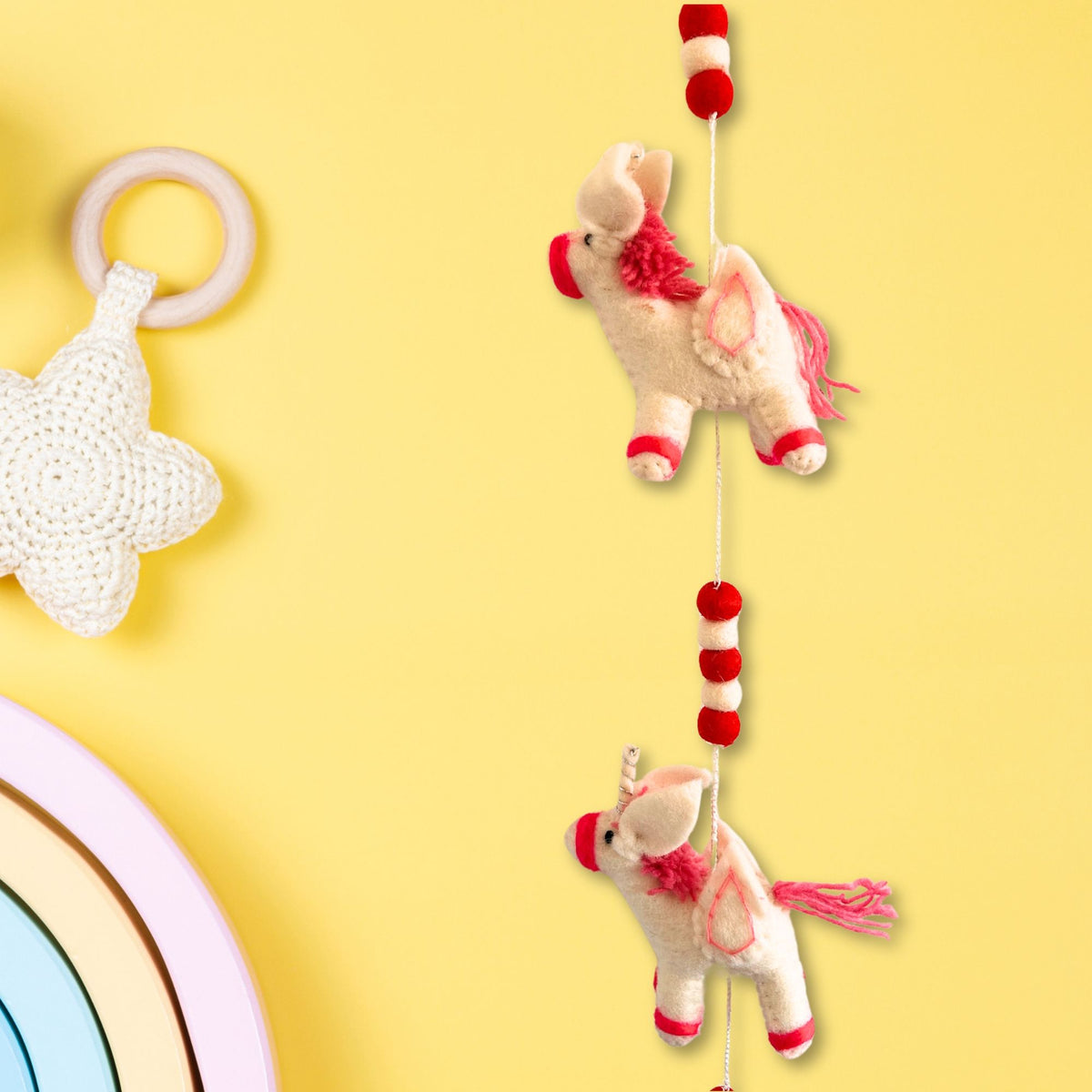 Felt Wall Hanging - Unicorns product image 4