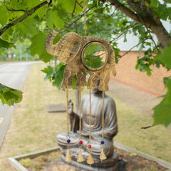 Indian Chimes - Elephant Lrg Mirror 4 Bells product image 3