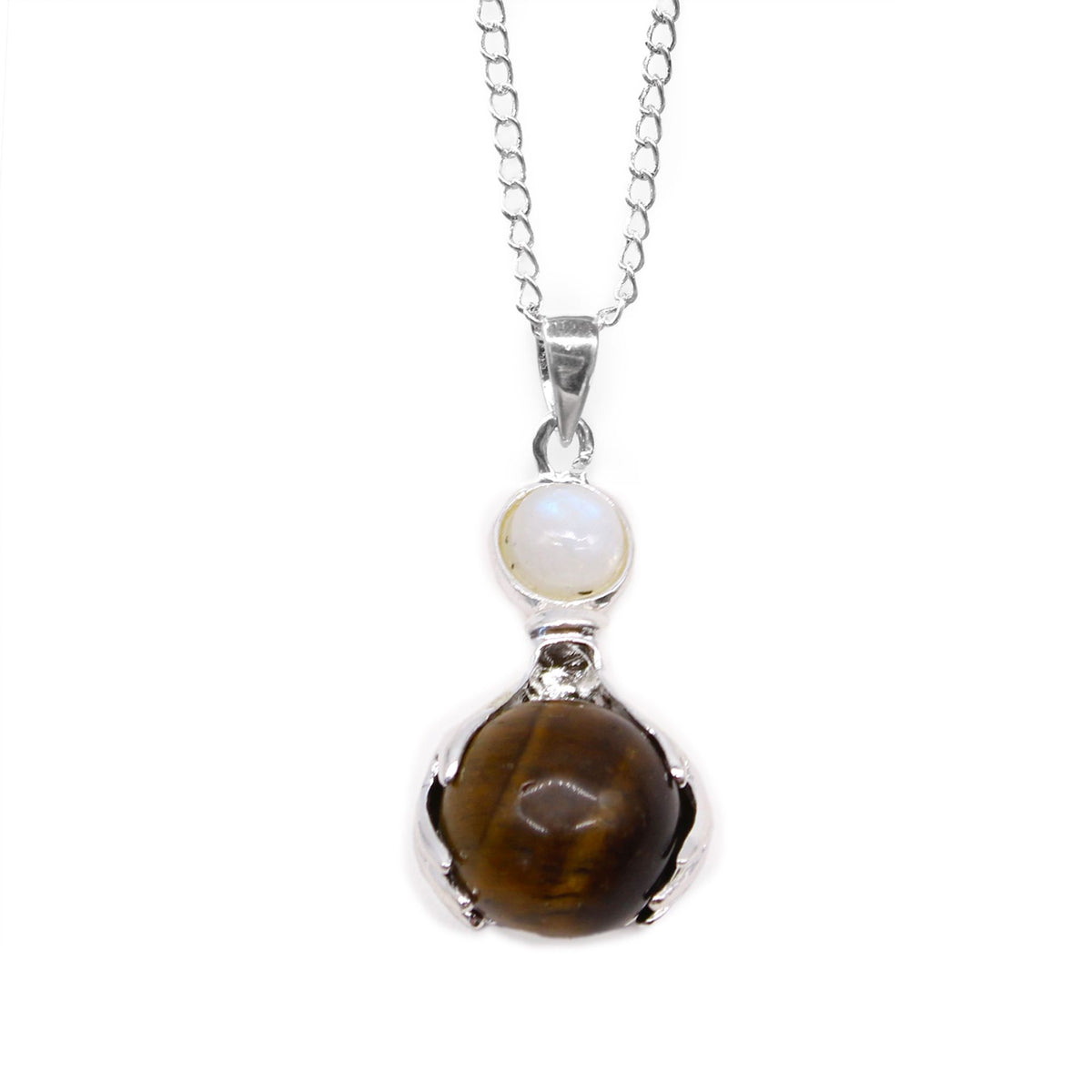 Gemstone Healing Hands Pendant - Tiger Eye product image 2