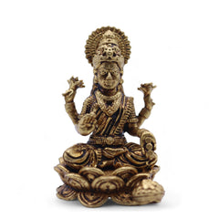 Brass Miniature Gods - Laxmi (22gms) - 37mm product image 6