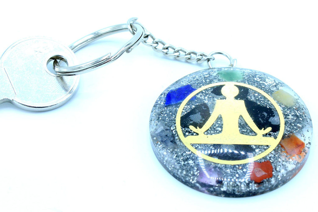 Orgonite Power Keyring - Buddha Seven Chakra product image 4