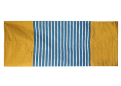 Indian Cotton Rug - 70x170cm - Yellow/ Blue product image