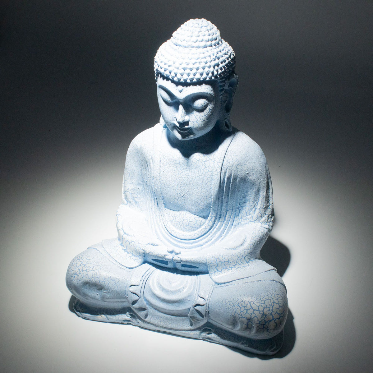 Meditation Buddha Lamp Sky Blue - Oval Stand product image 5