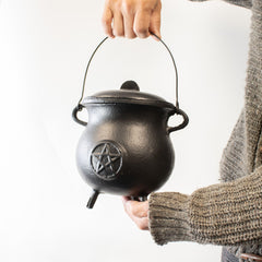 Extra Huge Cast Iron Cauldron with Pentagon 23x18cm (at least 4kg) product image 7
