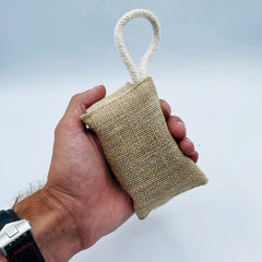 Jute Scrub Soap Pouch - Natural product image 3