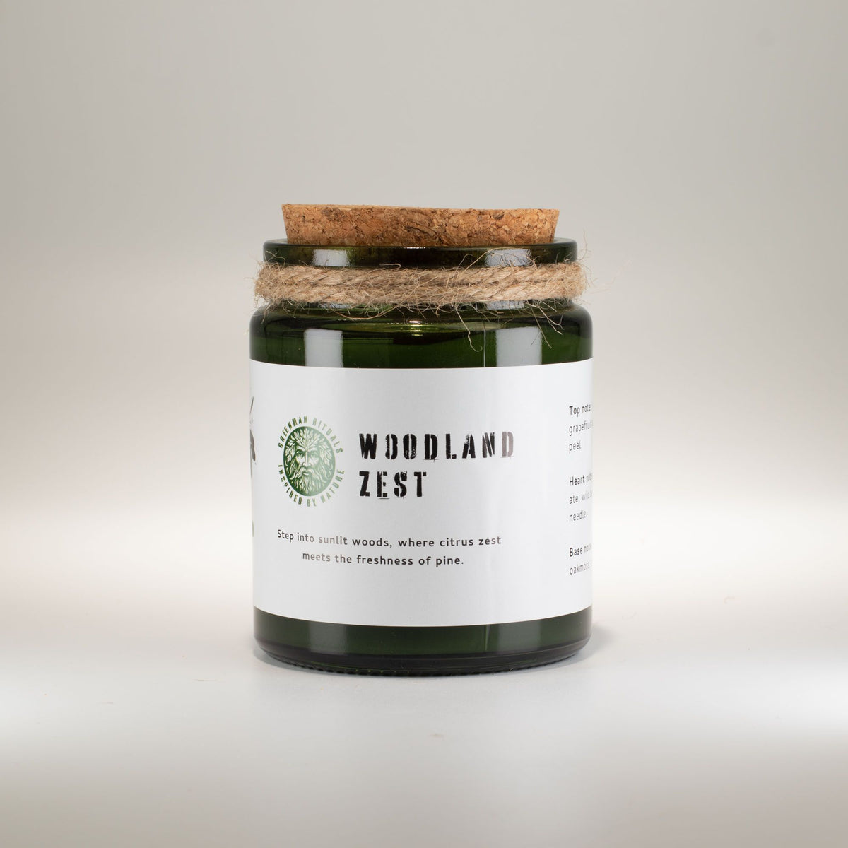 Greenman Woodwick Soy Candle - Woodland Zest product image 3