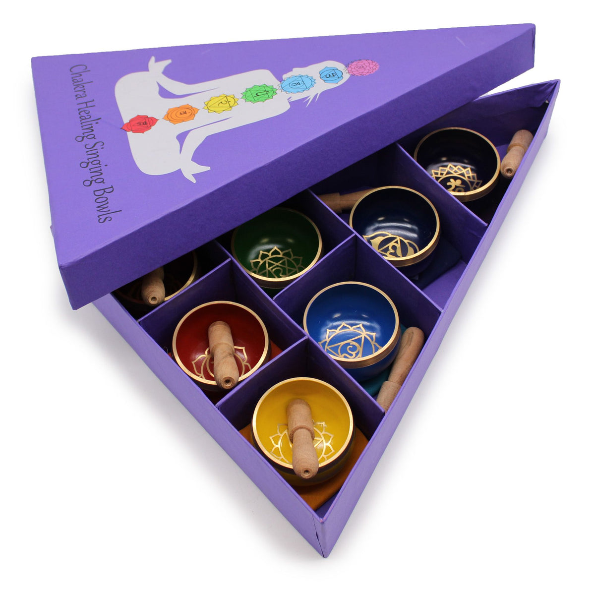 Chakra Pyramid Singing Bowl Gift Set product image 8