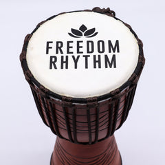Medium Pro Djembe Drum - Freedom Rhythm (high) - 40cm (18cm Dia) product image 2