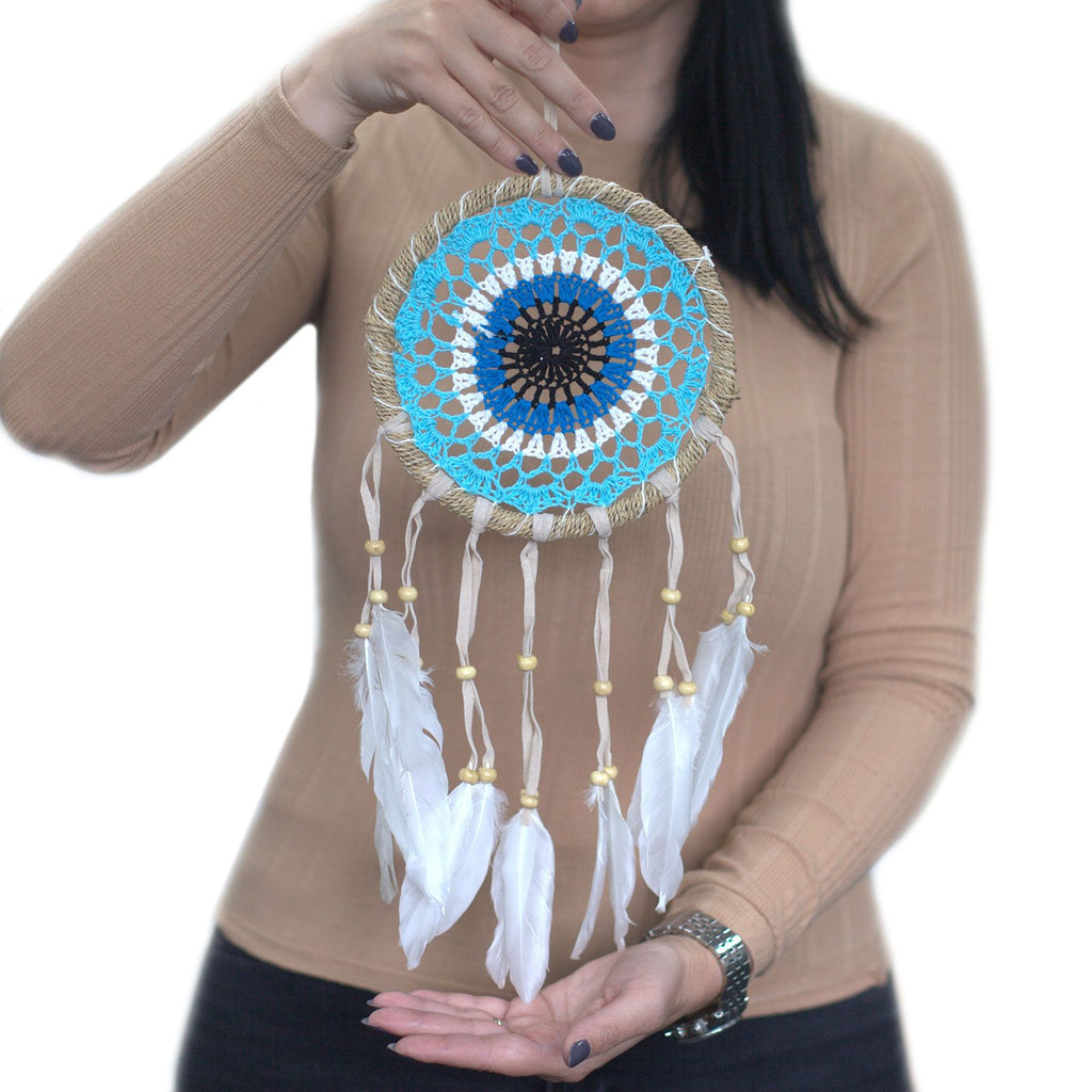 Pastel Pink Macramé Dream Catcher 16cm (asst colours) product image 2