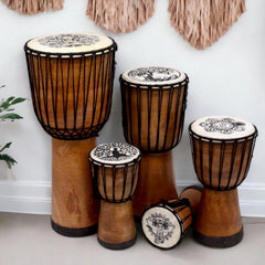Hamsa Wide Top Djembe Drum - 22cm product image 2