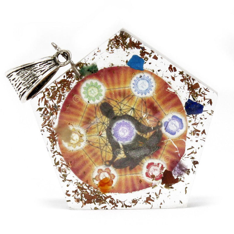 Orgonite Power Pendant - Pentagon Chakra product image