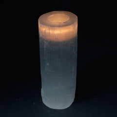 Selenite Cylinder Candle Holder - 20 cm product image 3