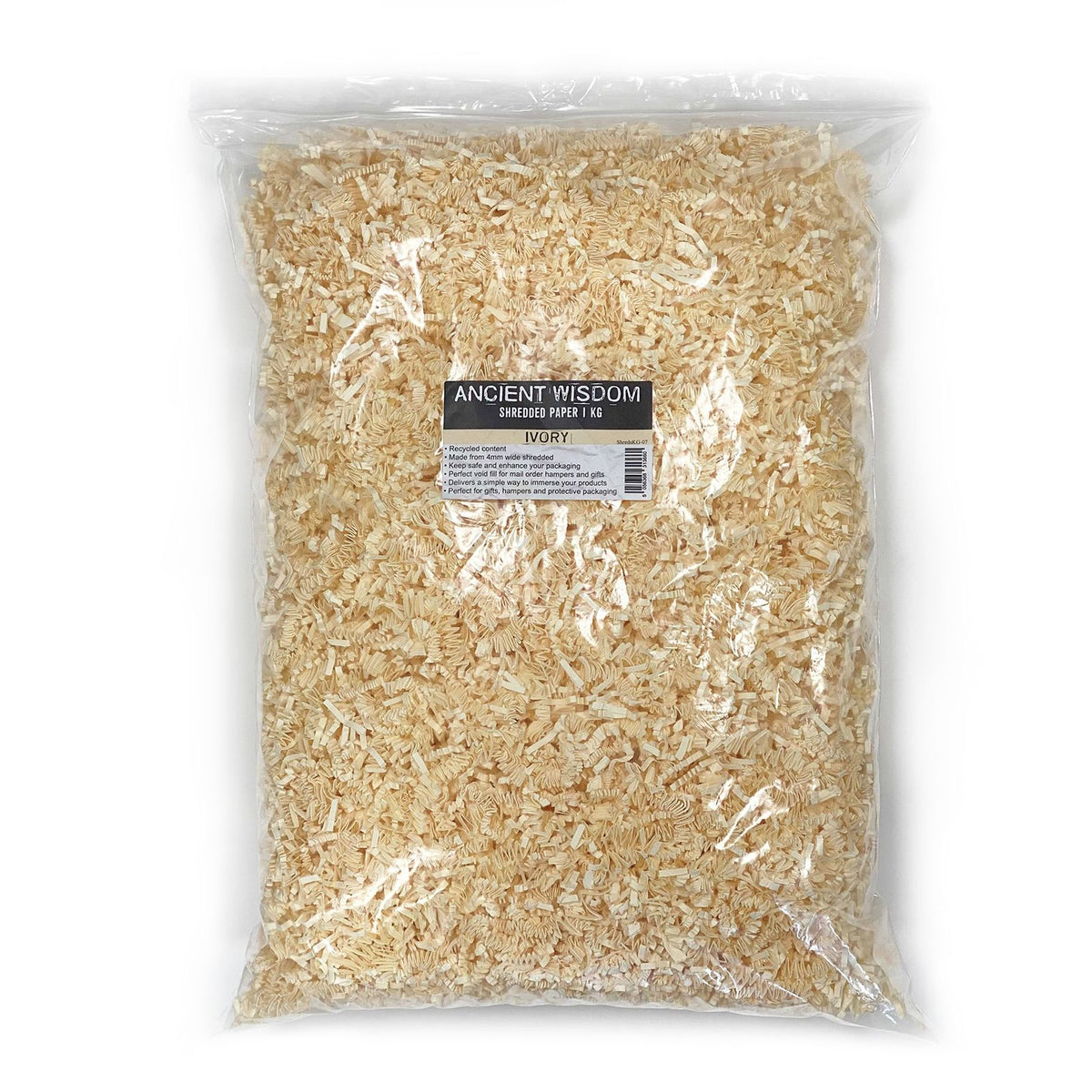 SizzlePak Shredded paper - Ivory (1KG) product image 2