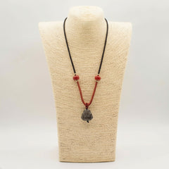 Cool Gemstone Pendants - Sliver Obsidian Buddha product image 3