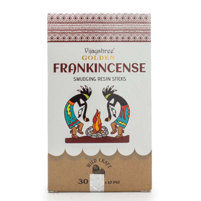 Golden Frankincense Smudging Resin Sticks – 30g product image