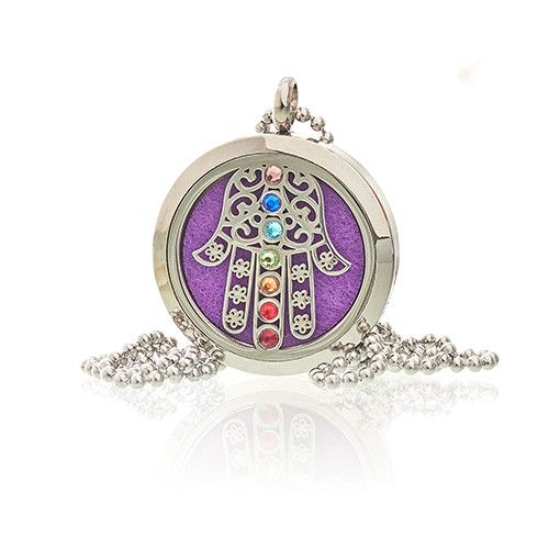 Aromatherapy Jewellery Necklace - Hamsa Chakra - 30mm product image