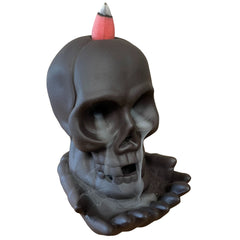 Backflow Incense Burner - Weeping Skull (with light) product image 2