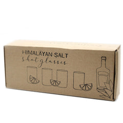 Set of 4 Himalayan Salt Shot Glasses & Wood Serving Stand product image 8