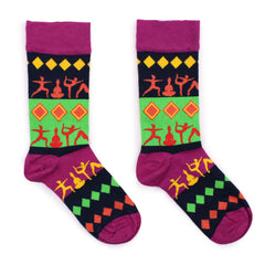 Hop Hare Bamboo Socks M/L - Yoga Poses product image