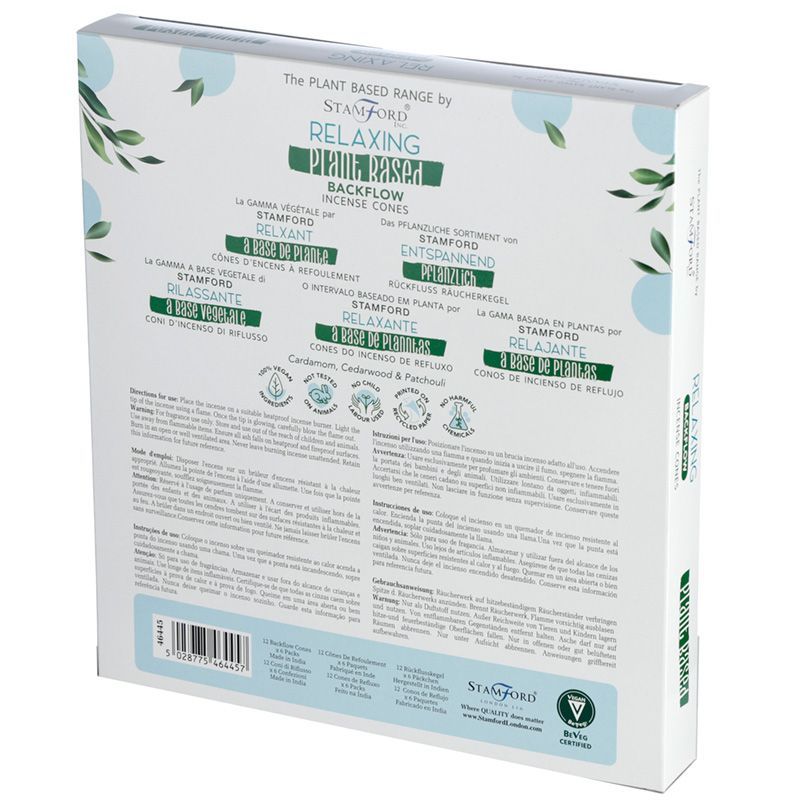Plant Based Backflow Incense Cones - Relaxing product image