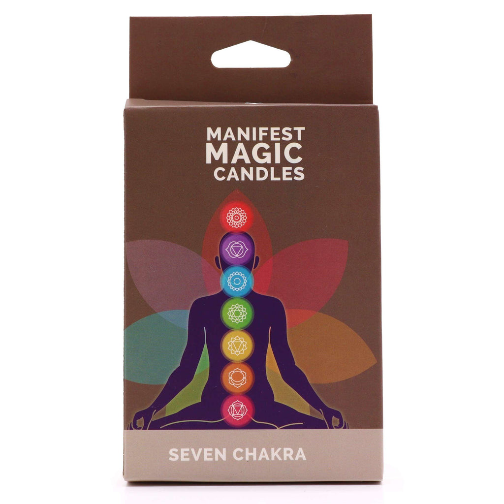 Seven Charkra Manifest Candles (pack of 7) - product image 4