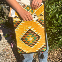 Yellow Kilim Messenger Festival Bag product image 9