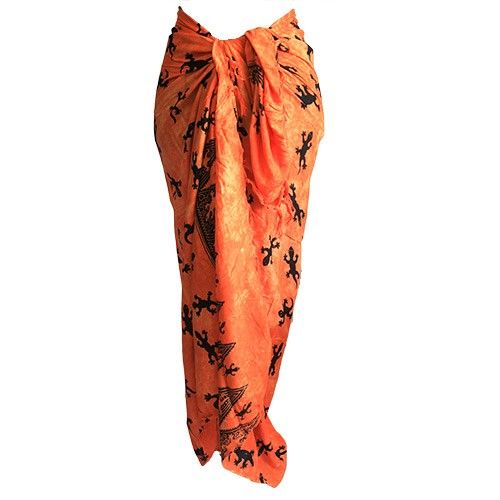 Bali Gecko Sarongs - Orange product image