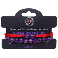 Gemstone Double Power Bracelets- Amethyst product image 4
