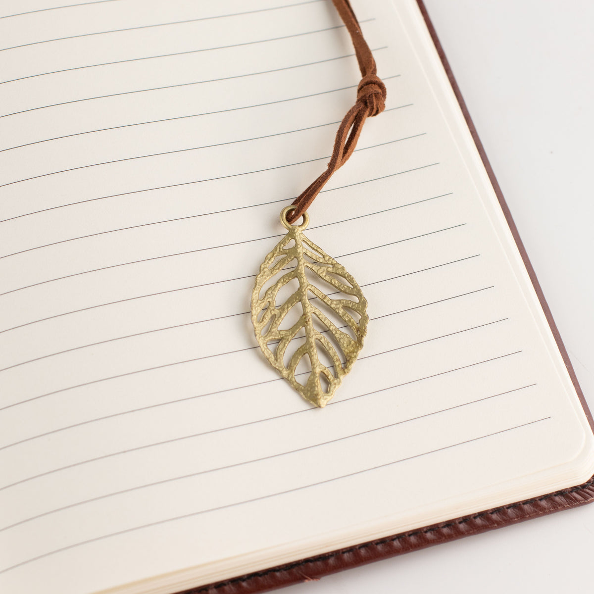 A5 Intention Note Book - LCD Wipe Screen - Brown Leather Effect - 80 Leafs - product image 2